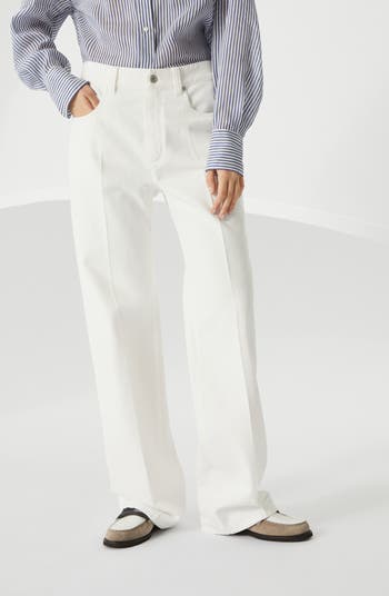 パンツ BRUNELLO CUCINELLI Contemporary Loose trousers in lightweigh Brunello Cucinelli Lightweight Denim Contemporary Loose