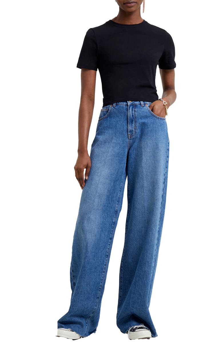 French Connection Rallie Cotton T-Shirt, Alternate, color, 