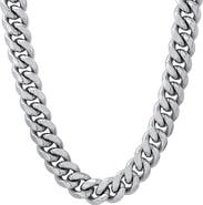 HMY JEWELRY Men's Curb Chain Necklace