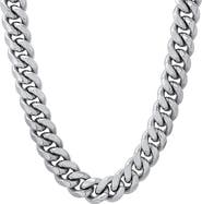HMY JEWELRY Men's Curb Chain Necklace