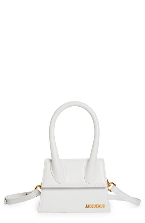 Le Chiquito Moyen Leather Top Handle Bag