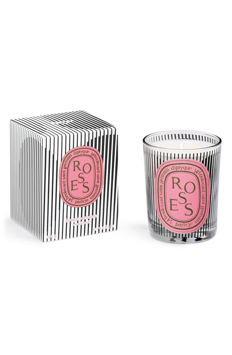 Diptyque Roses Candle, Main, color, 