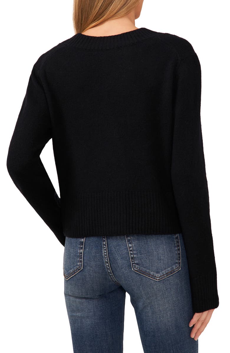 CeCe Crop Cardigan, Alternate, color, 