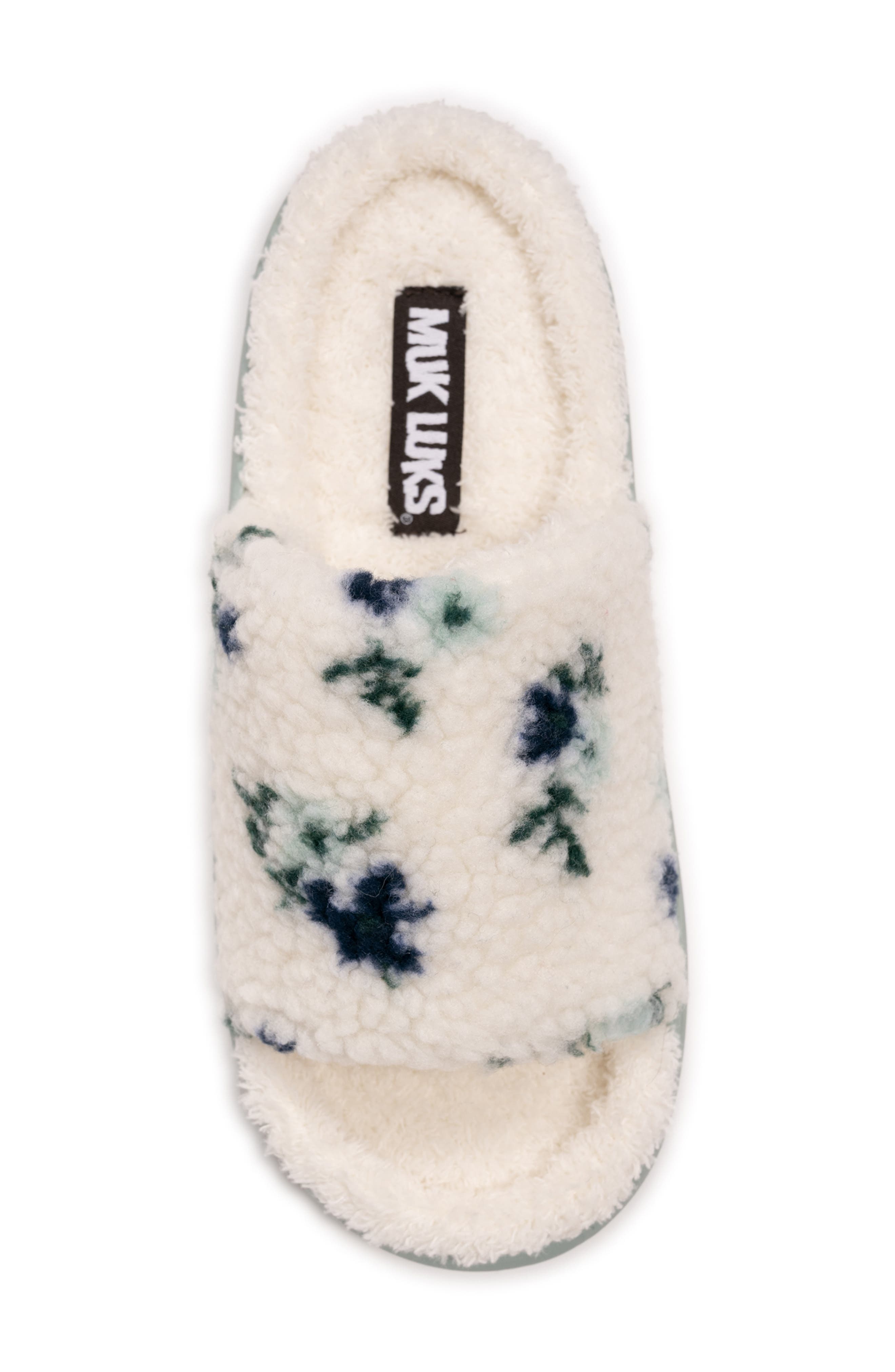 MUK LUKS Marsai Faux Shearling Slipper, Alternate, color, Mint