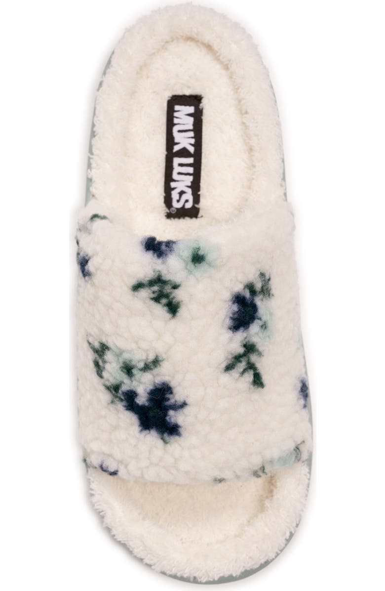 MUK LUKS Marsai Faux Shearling Slipper, Alternate, color, Mint