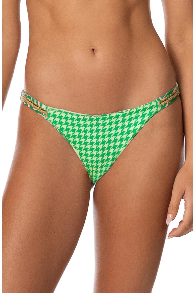 Quinn Printed Bikini Briefs, Alternate, color, BRIGHT GREEN