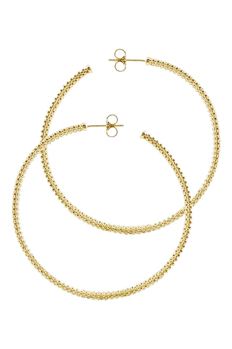 18K Large Hoop Earrings, Alternate, color, GOLD