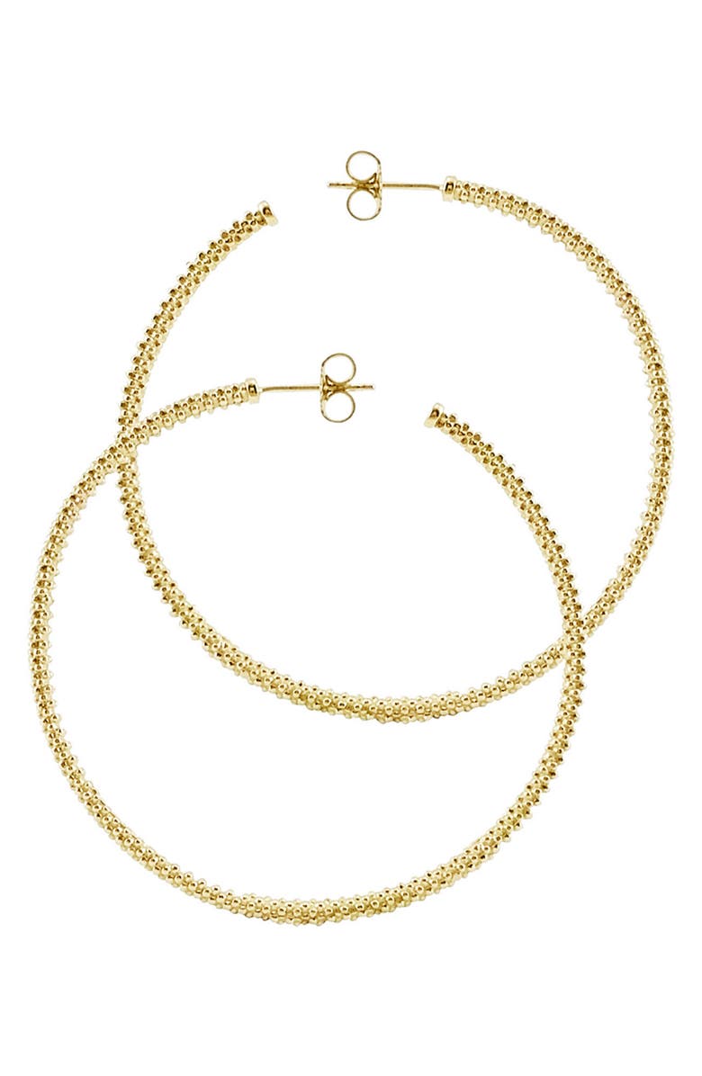 LAGOS 18K Large Hoop Earrings, Alternate, color, 