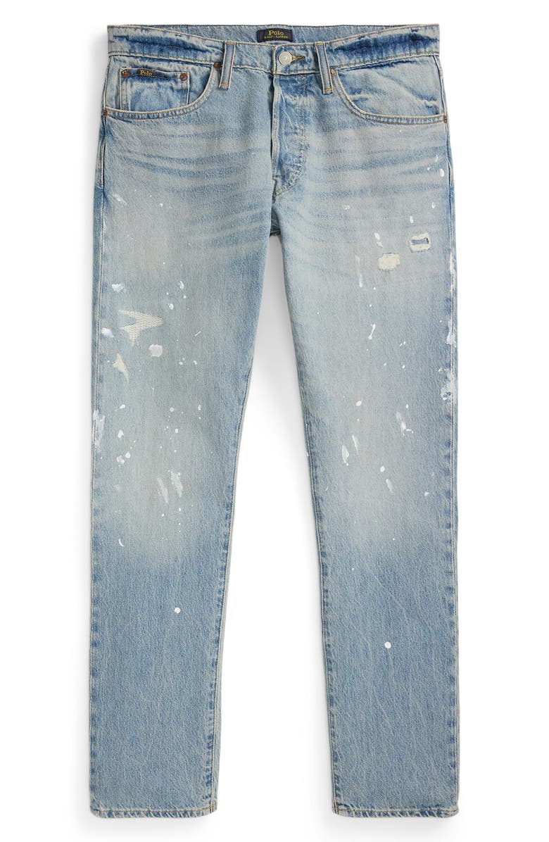 Polo Ralph Lauren Sullivan Distressed Slim Fit Jeans, Alternate, color, Claremont Wash
