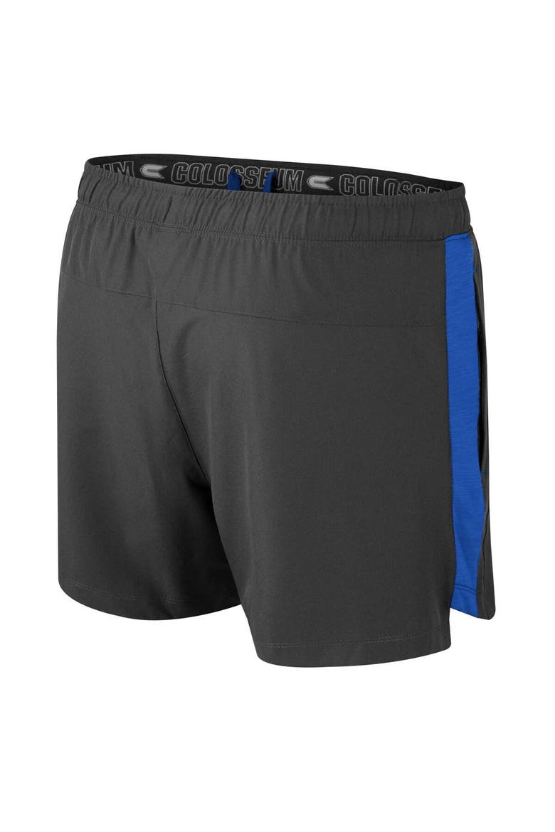 Men's Colosseum Charcoal Kansas Jayhawks Langmore Shorts, Alternate, color, Charcoal