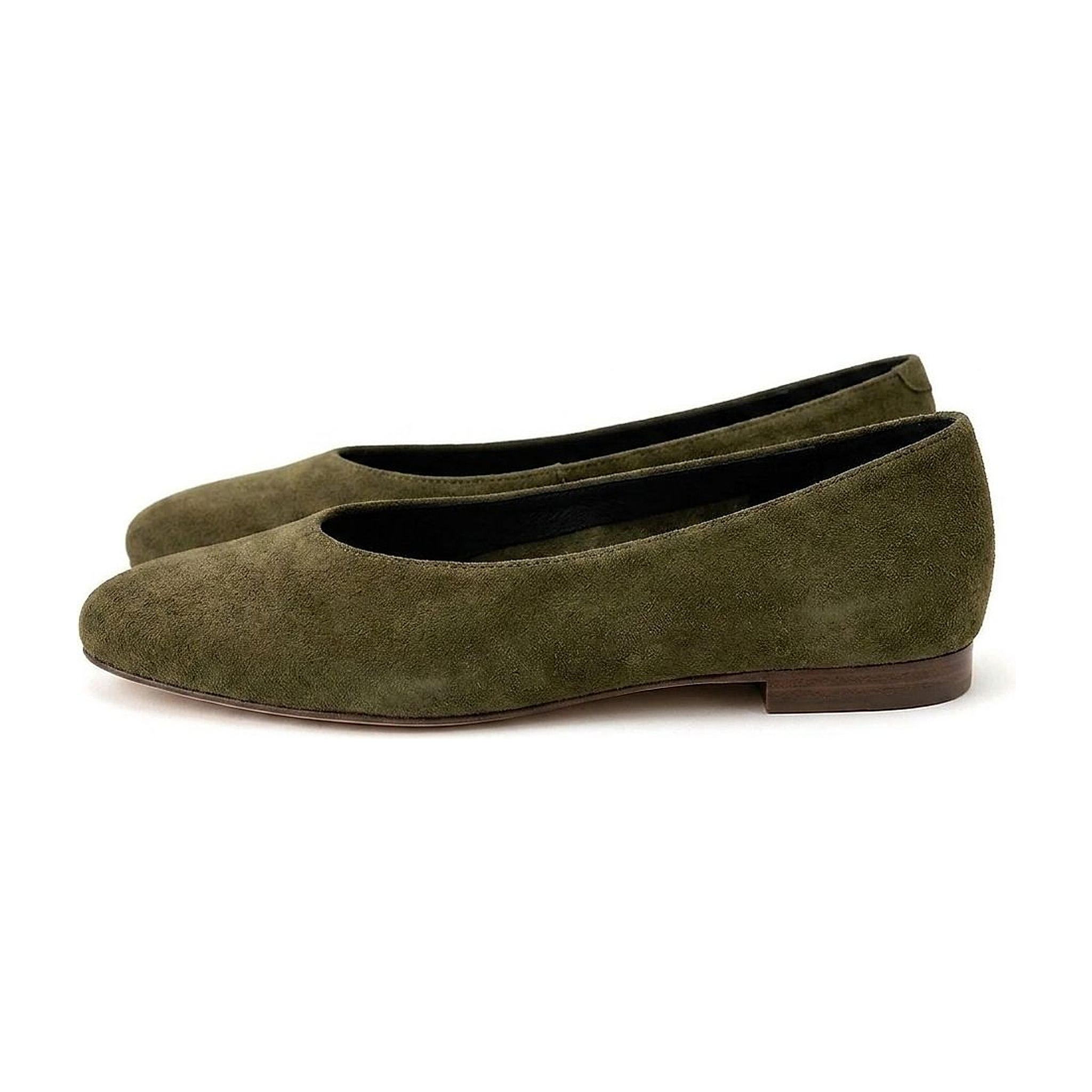 Lucrecia Ballet Flat, Alternate, color, Hunting Green