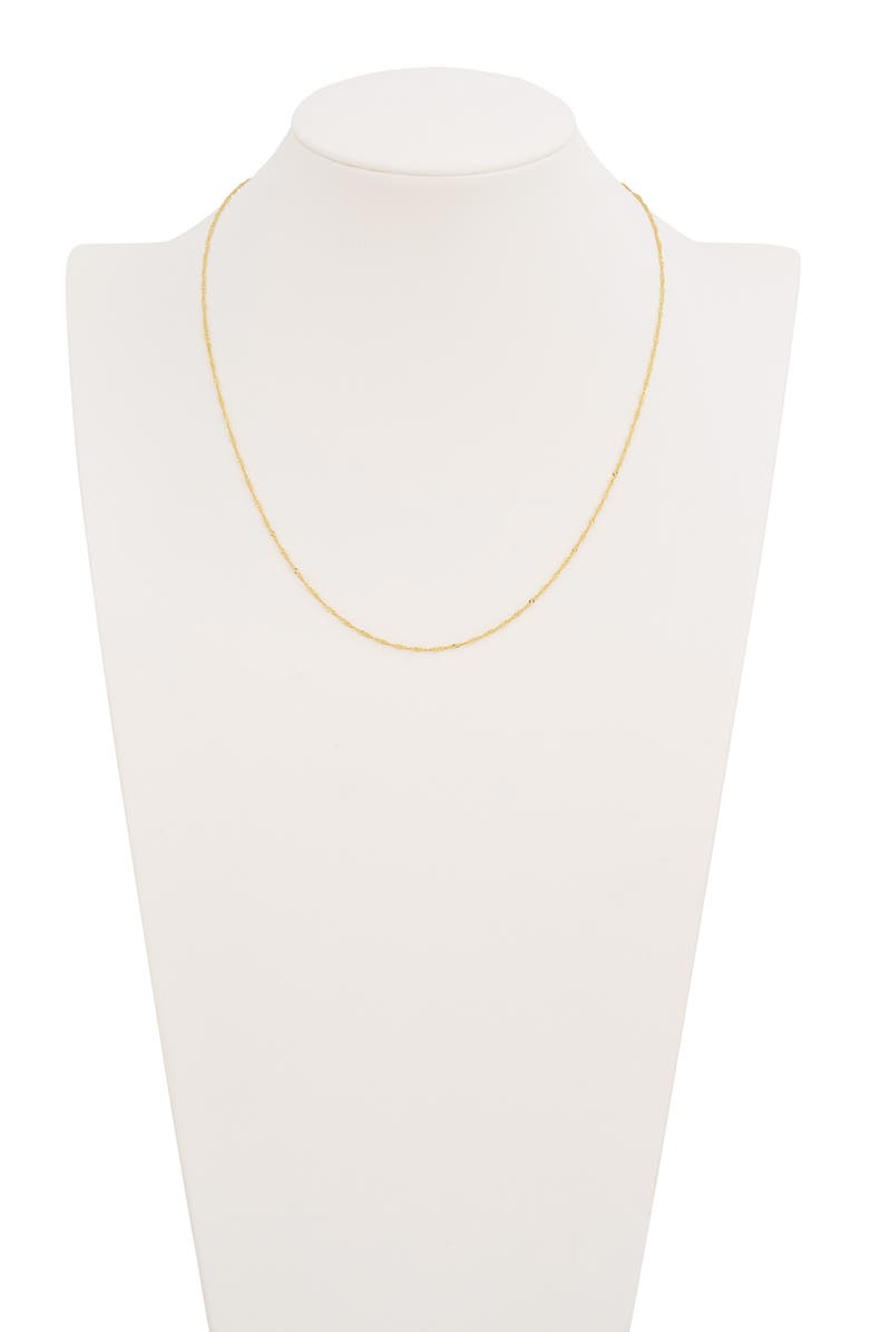HAWLEY ST 14K Gold Singapore Chain Necklace, Alternate, color, 