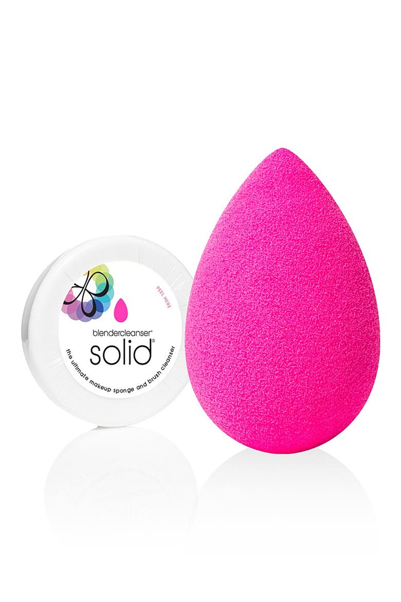 Original Makeup Sponge Applicator & Cleanser Duo, Main, color, NO COLOR