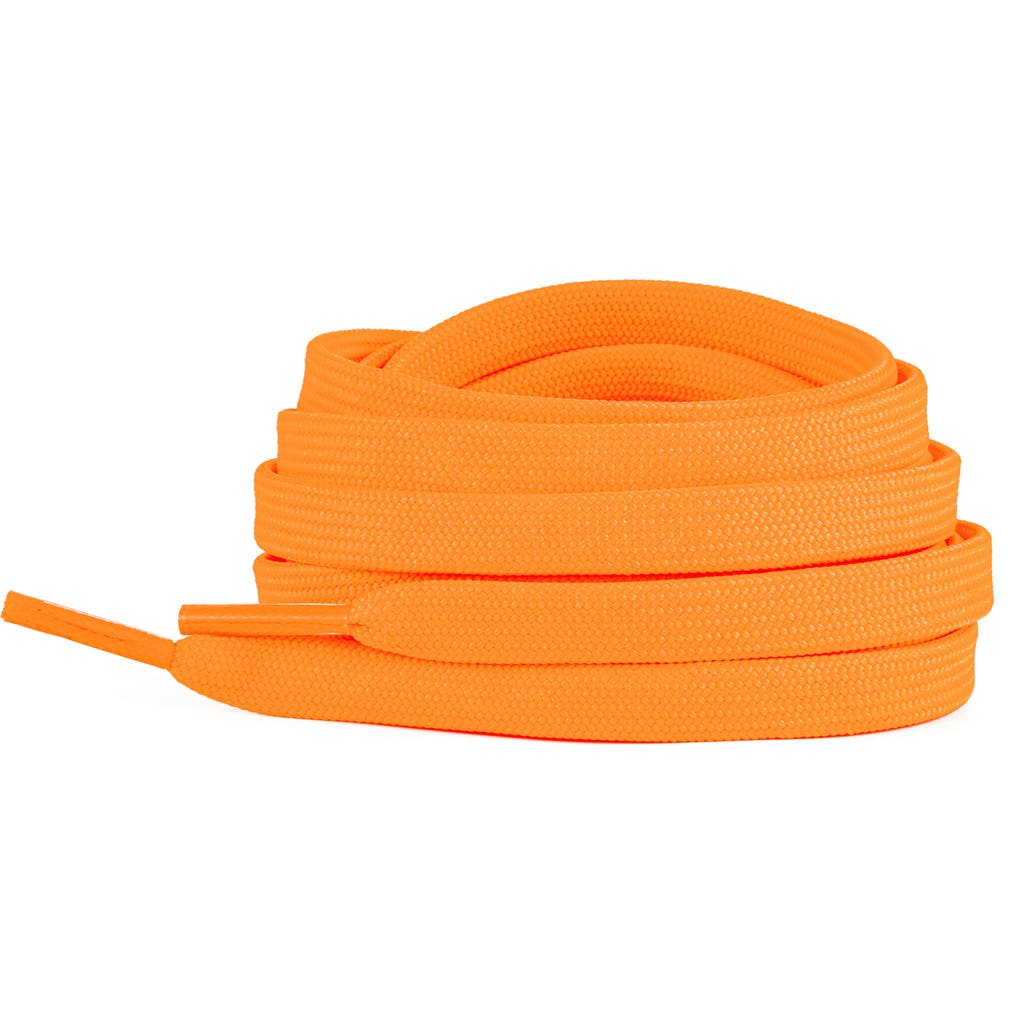 Waves California 54-Inch Premium Flat Shoelaces in Bright Orange  product