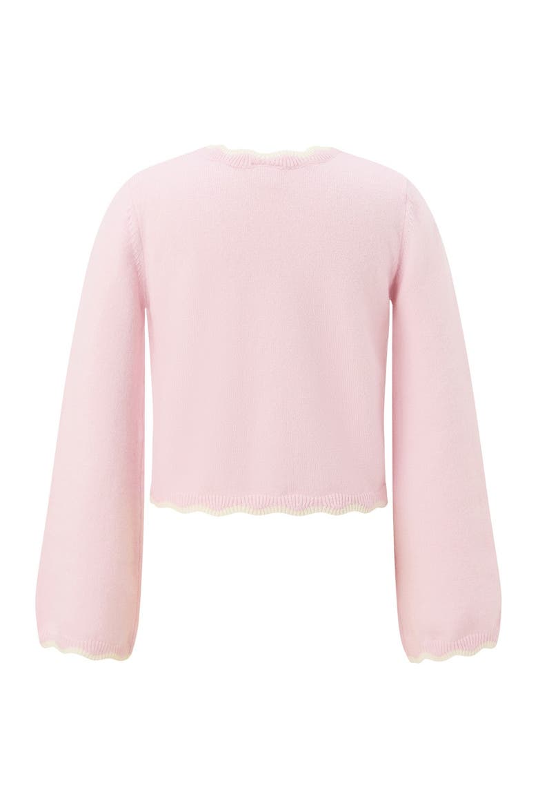 Carla Knit Cardigan, Alternate, color, Pink