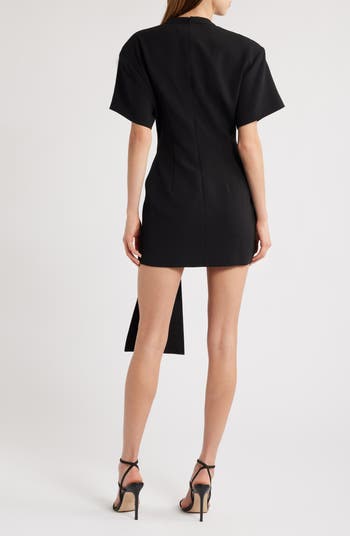 Martini Draped Belt Minidress