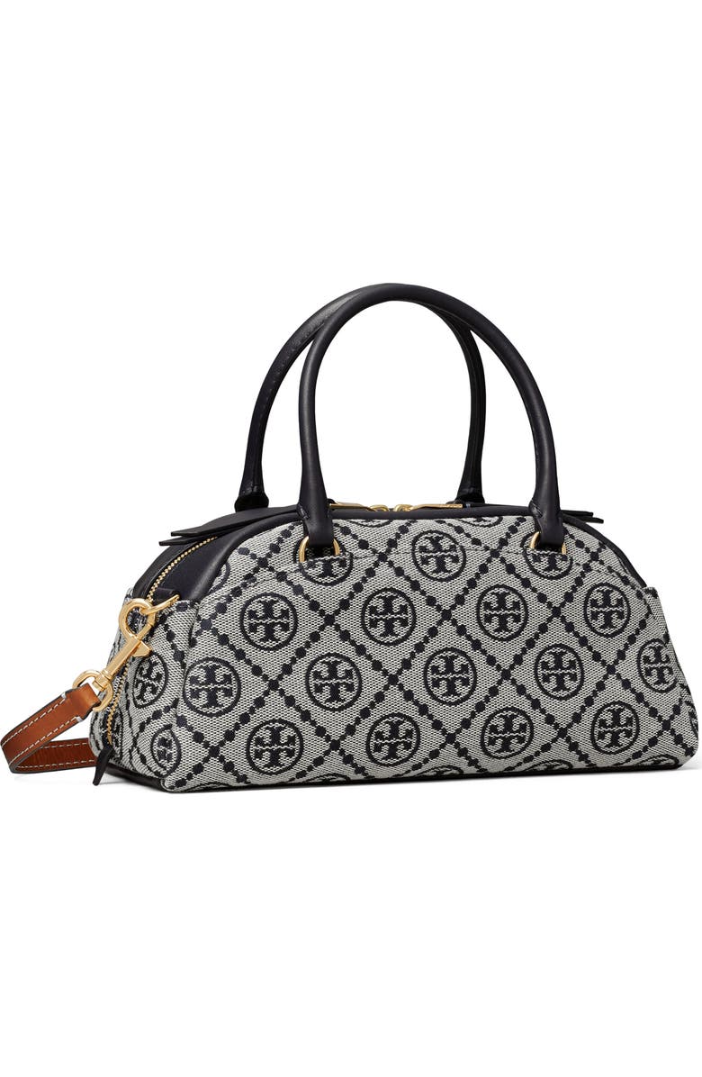 Tory Burch Small Bowler Top Handle Bag, Alternate, color, Tory Navy