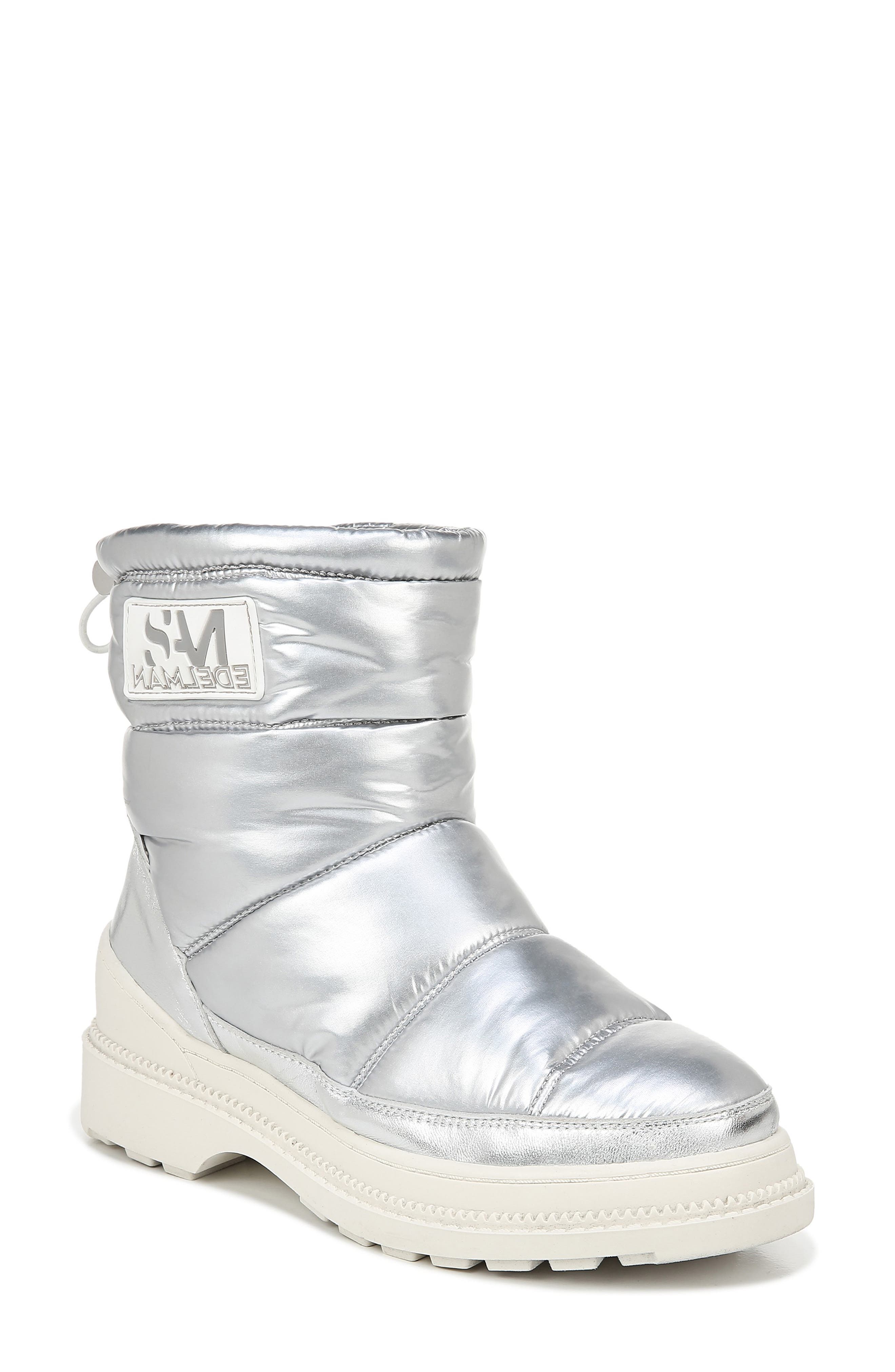 Carlton Waterproof Boot, Main, color, SOFT SILVER FABRIC