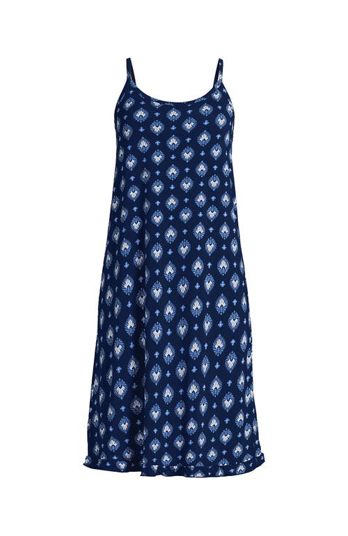 LANDS' END LANDS' END COOLING KNEE LENGTH SLIP NIGHTGOWN 