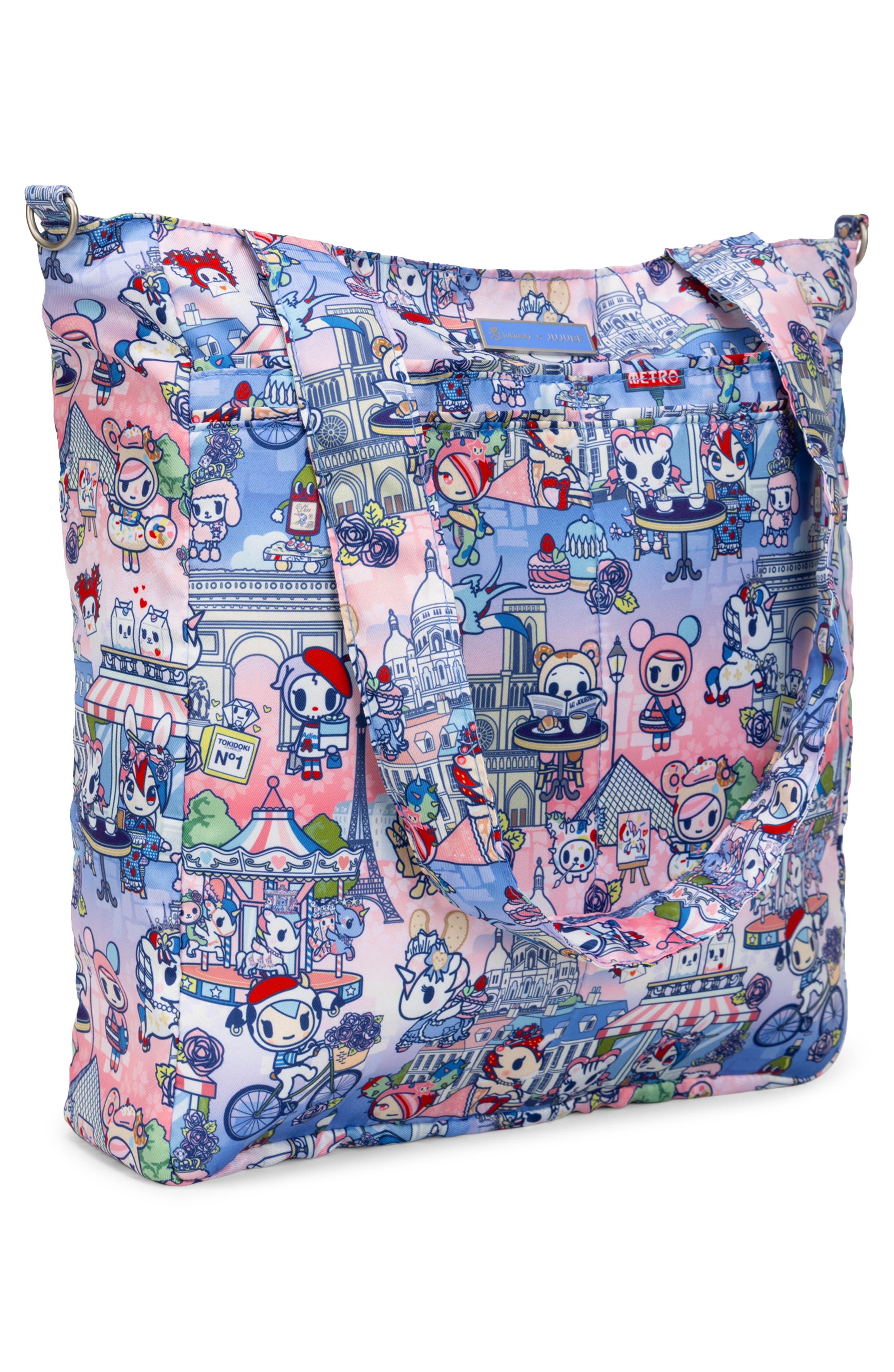 JuJuBe Be Light Diaper Tote, Alternate, color, Cest La Vie Paris