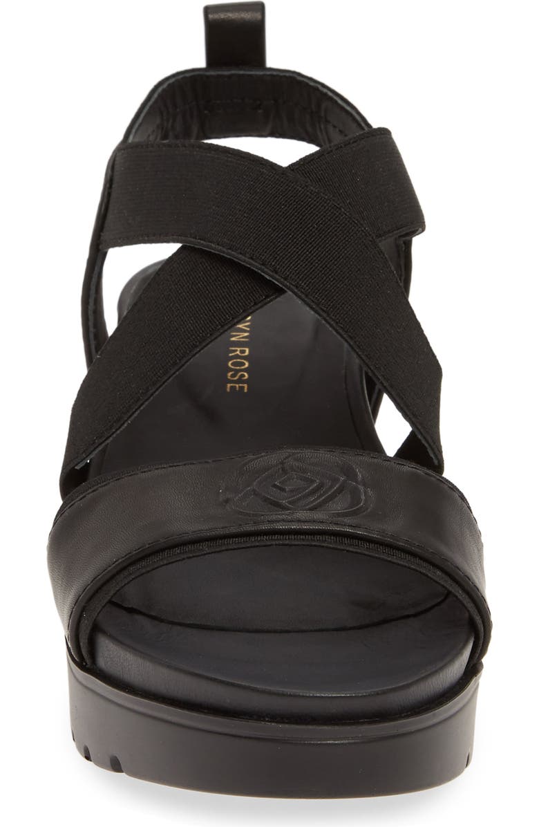 Taryn Rose Stephanie Wedge Sandal, Alternate, color,