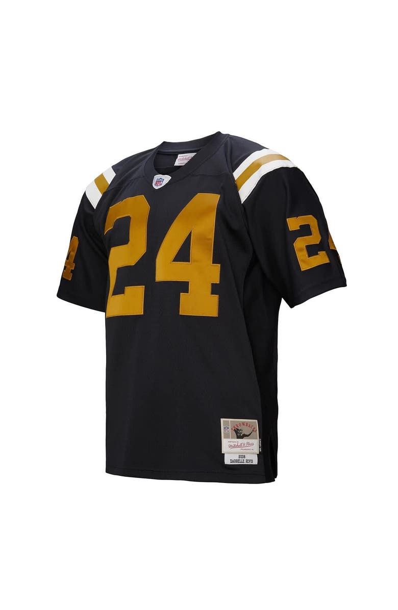 Mitchell & Ness Men's Mitchell & Ness Darrelle Revis Navy New York Jets 2008 Legacy Replica Jersey, Alternate, color, 