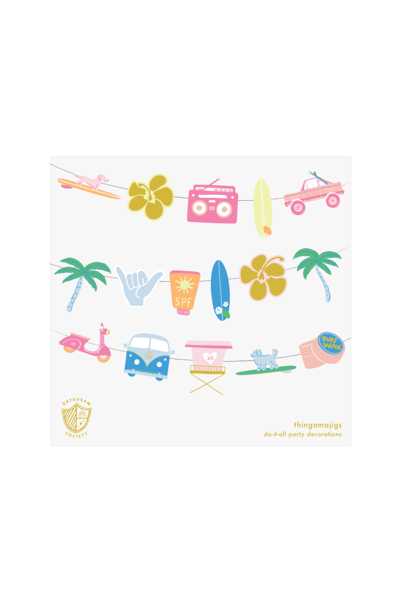 Surf's Up Party Garland, Main, color, Assorted Pre-Pack