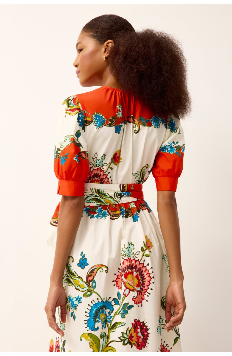 Marie Oliver Rita Wrap Dress, Alternate, color, Cartagena