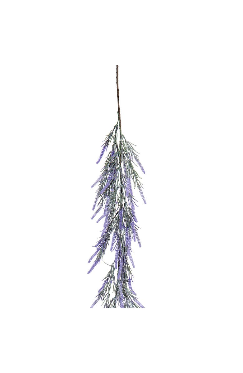 Gallerie II Lavender Flowers Decorative Easter Garland 59", Alternate, color, Purple