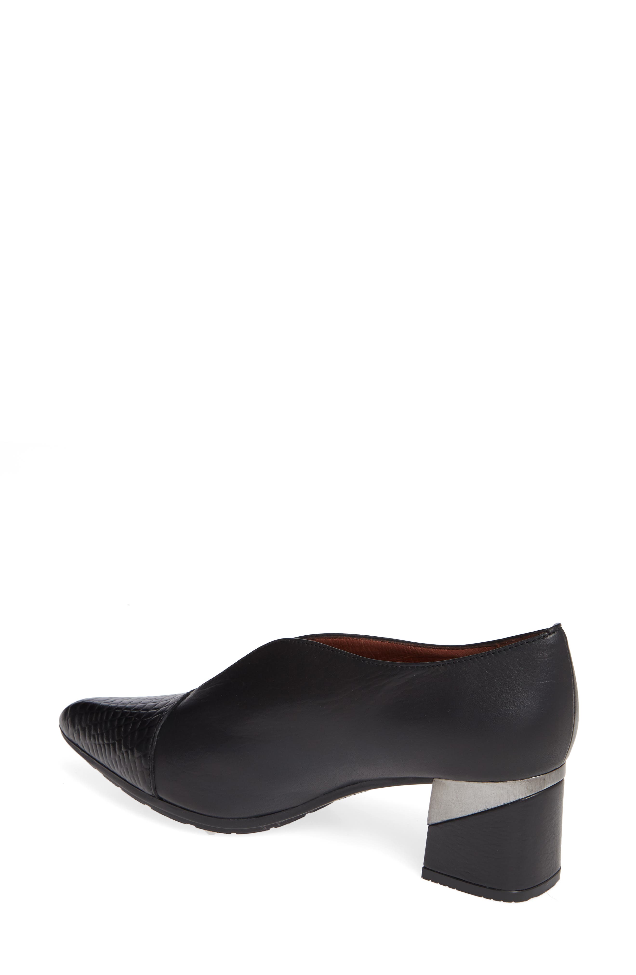 Lanita Pump, Alternate, color, CAIMAN/ SOHO BLACK LEATHER