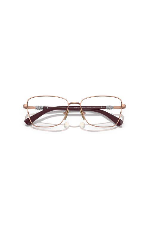 Vogue Eyewear 52mm Butterfly Optical Glasses In Brown