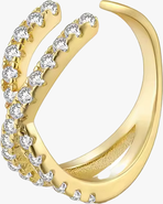 BEN ONI Pave X Ear Cuff