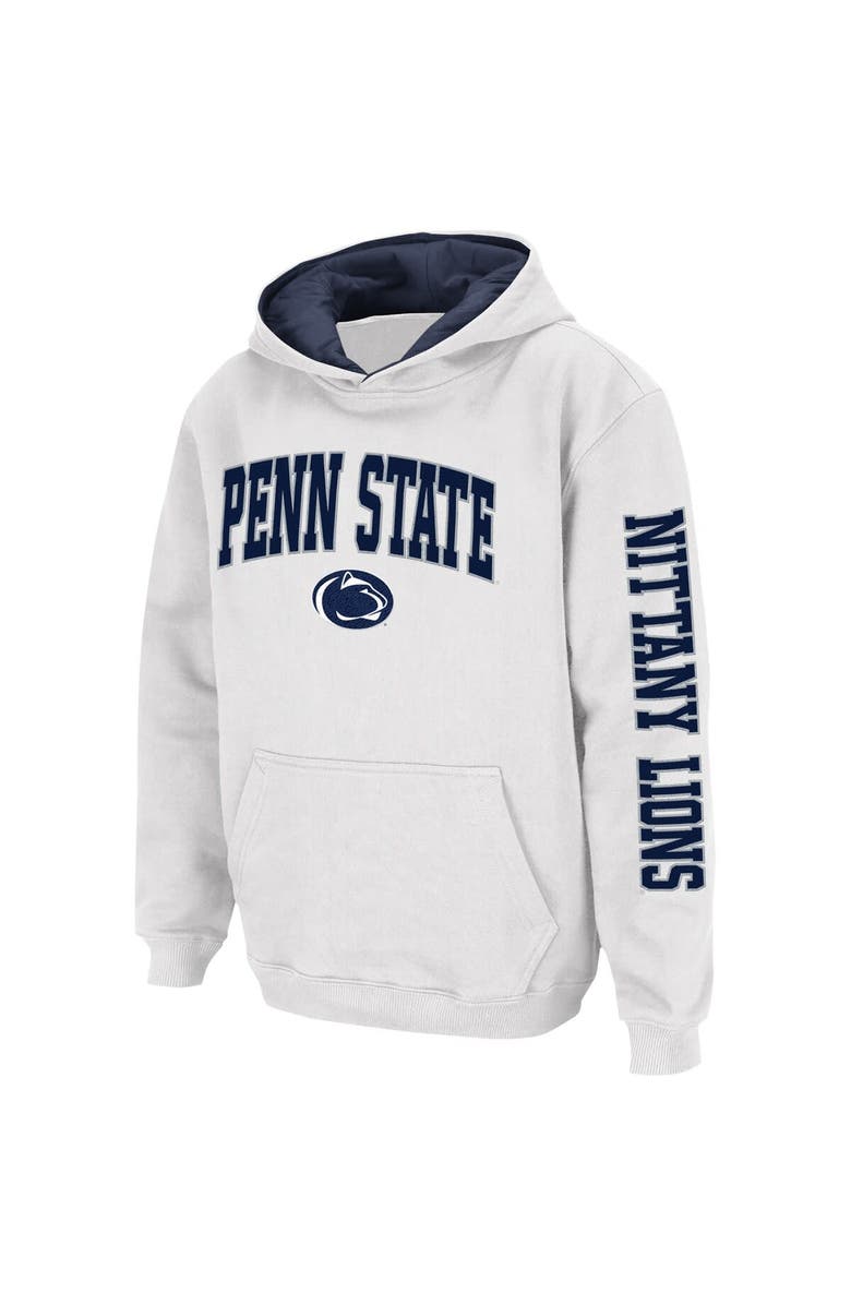 COLOSSEUM Youth Colosseum  White Penn State Nittany Lions 2-Hit Pullover Hoodie, Alternate, color, White