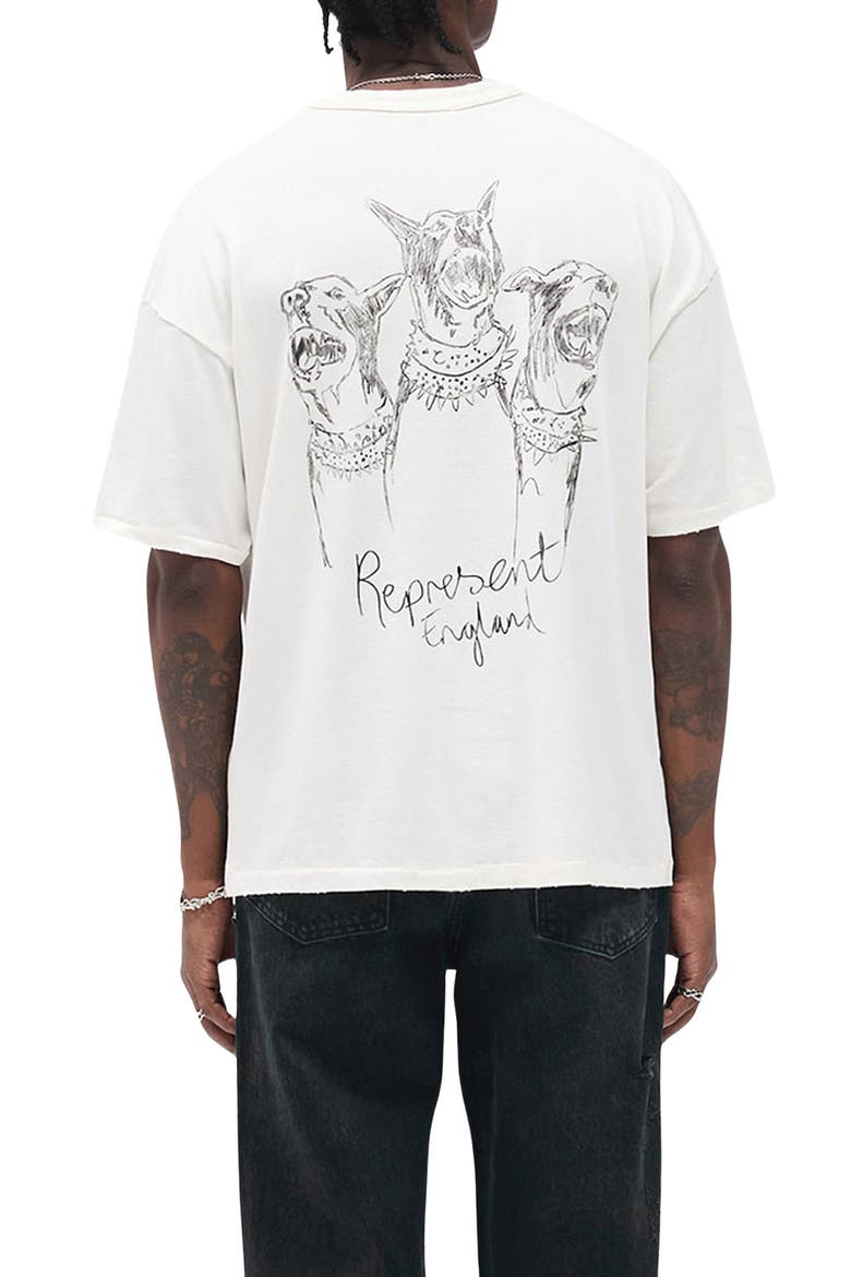 Hand Drawn Thoroughbred Graphic T-Shirt, Alternate, color, FLAT WHITE