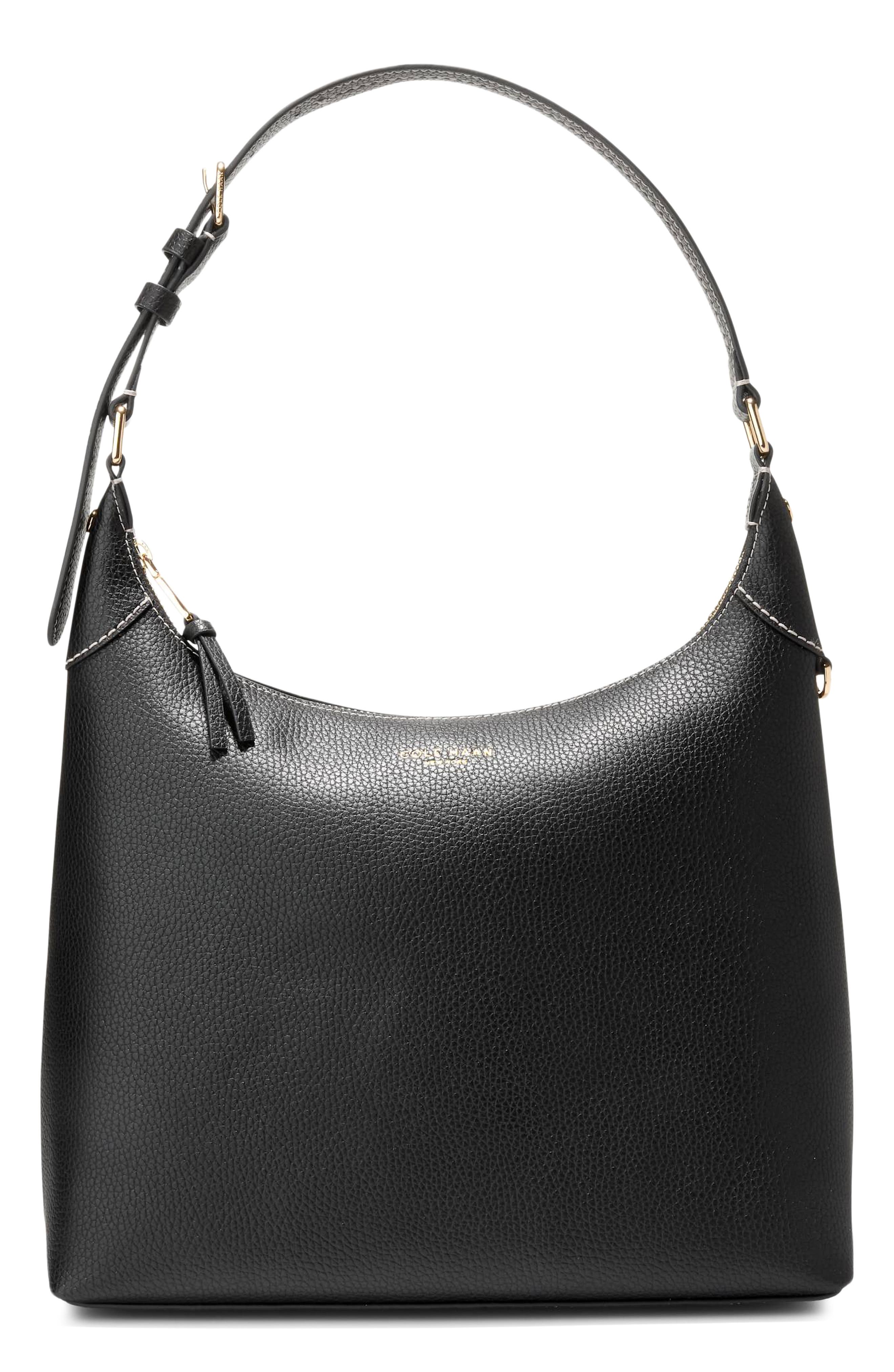 Florence Small Leather Hobo Bag