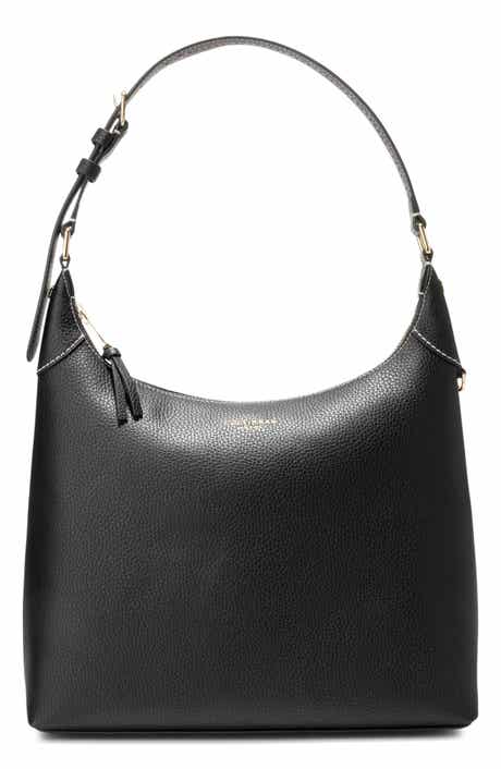 Florence Small Leather Hobo Bag