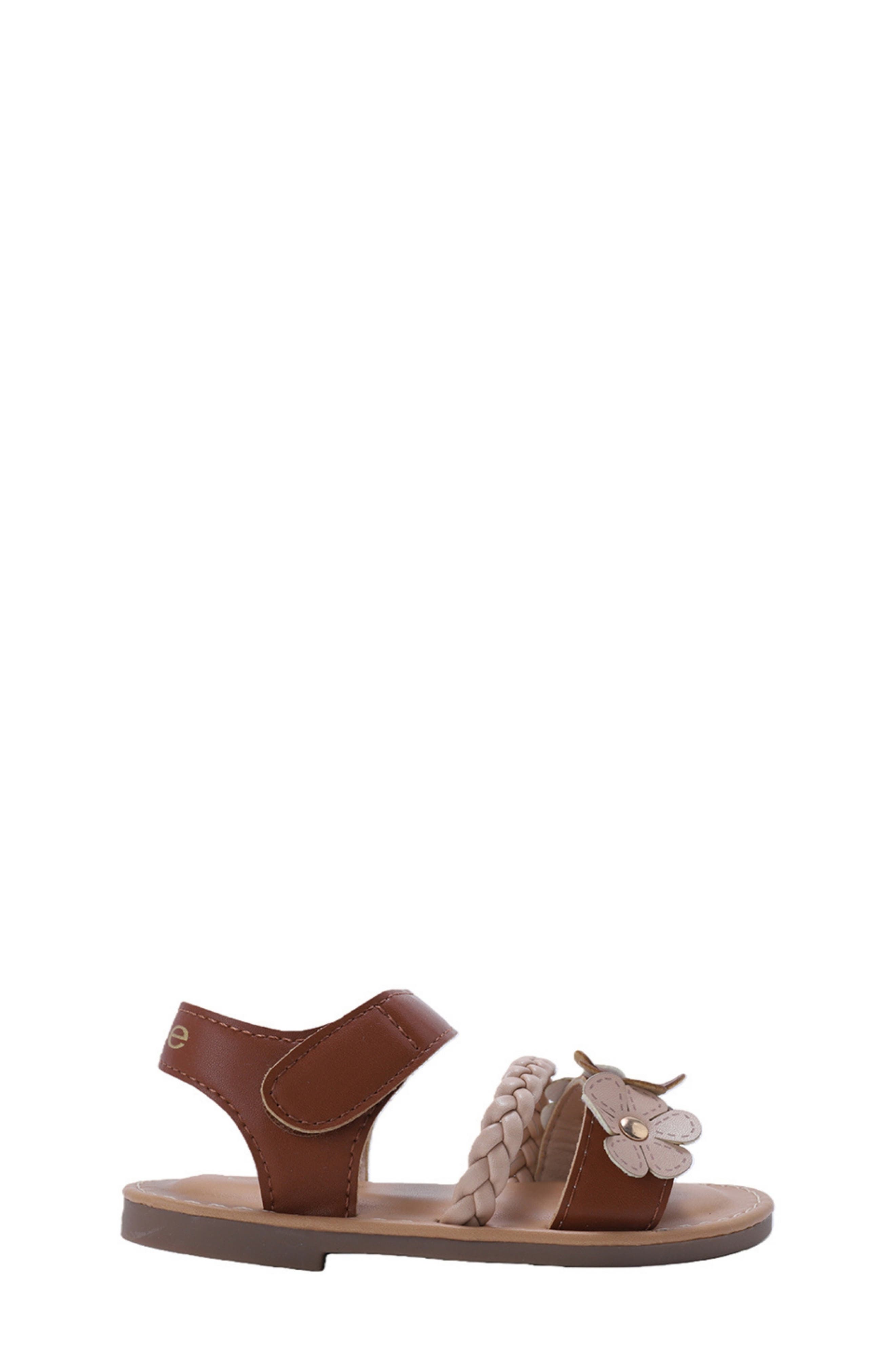 bebe Merry Sandal, Alternate, color, Cognac