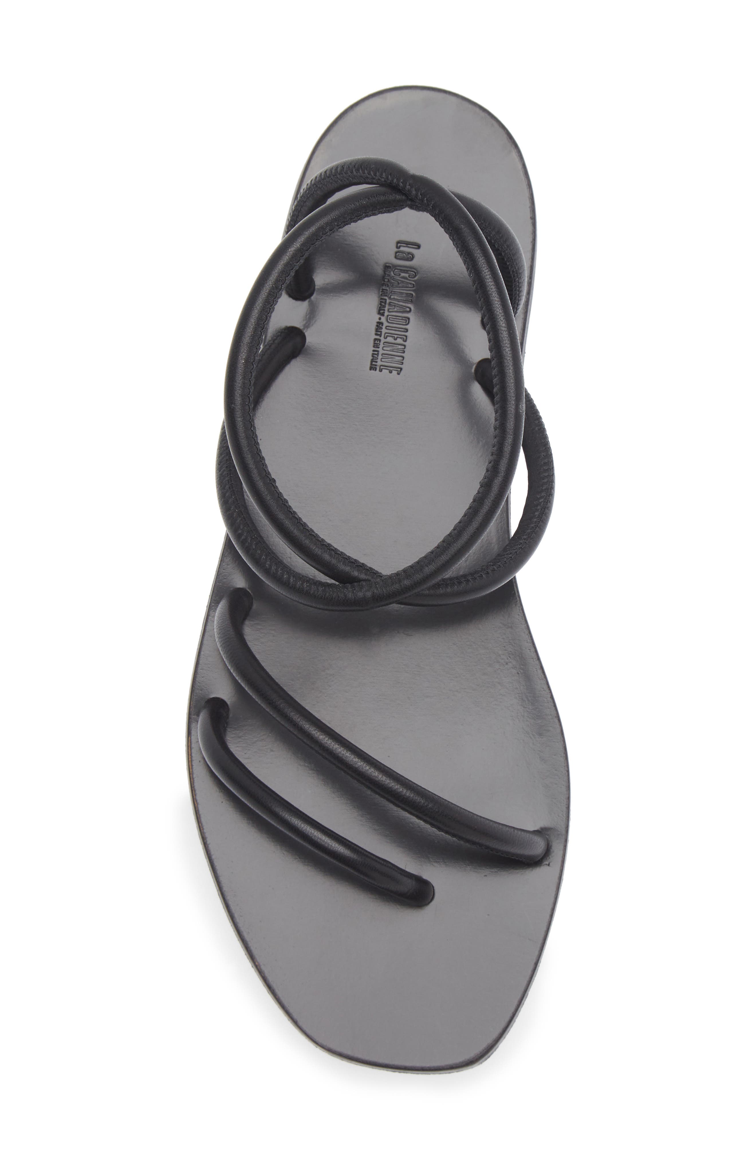 La Canadienne Gem Sandal, Alternate, color, Black