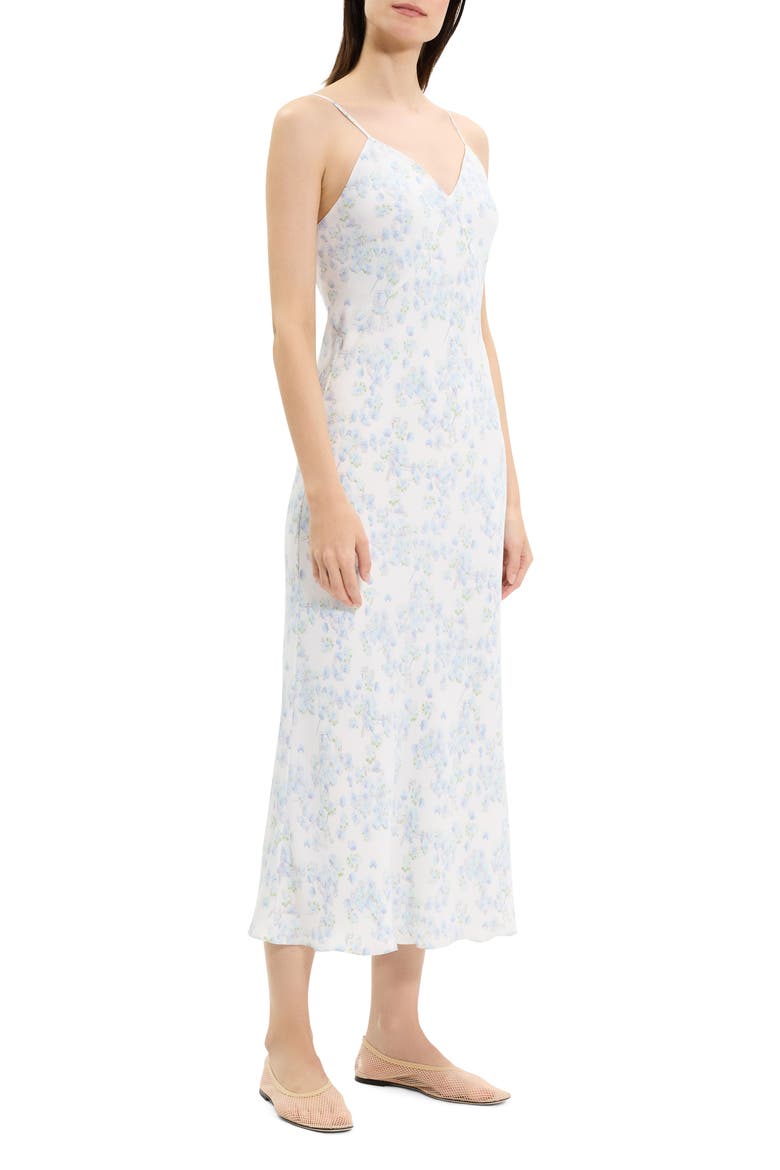 Floral Print Maxi Slipdress, Alternate, color, WHITE MULTI