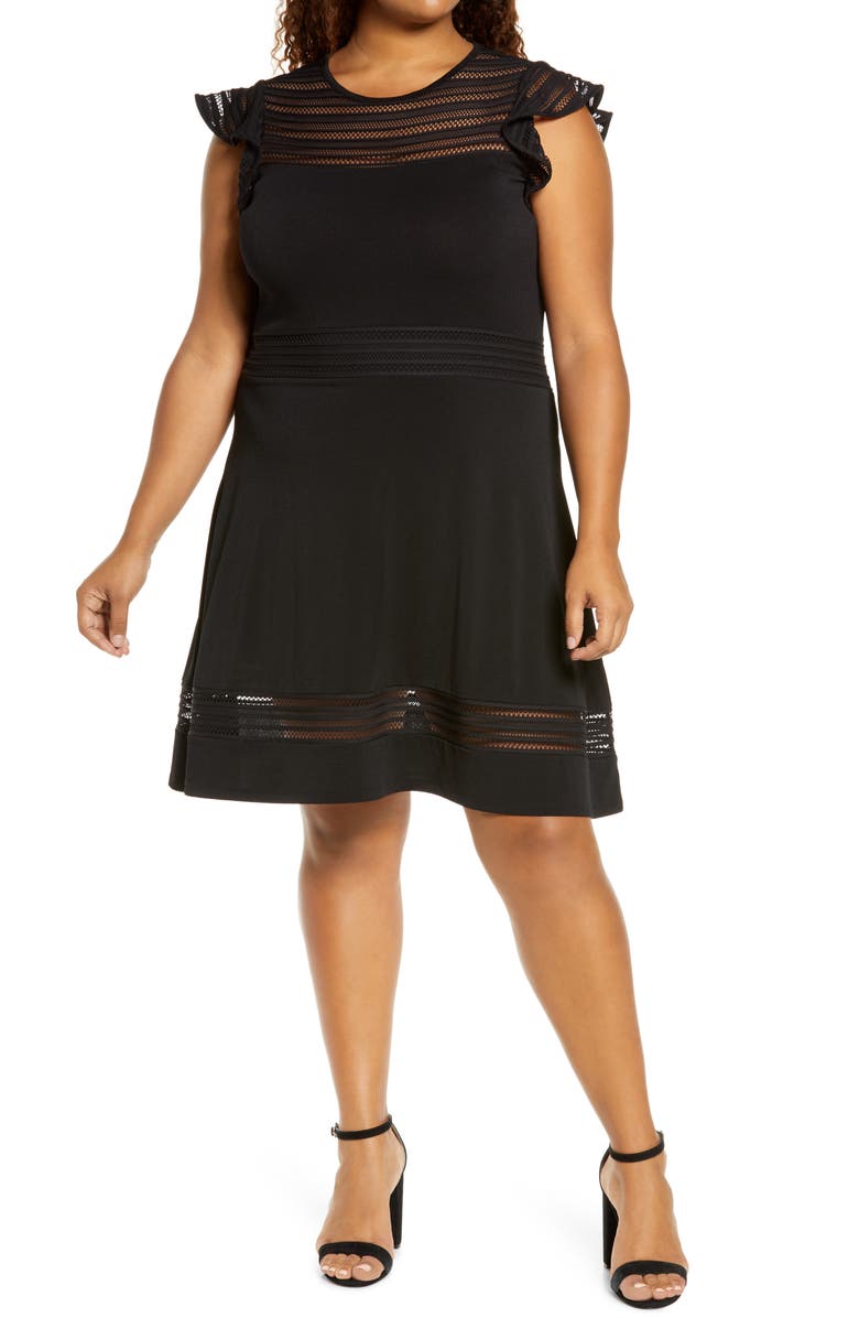 mesh dress motel rocks Lyra Backless Midi Dress in Mesh Black