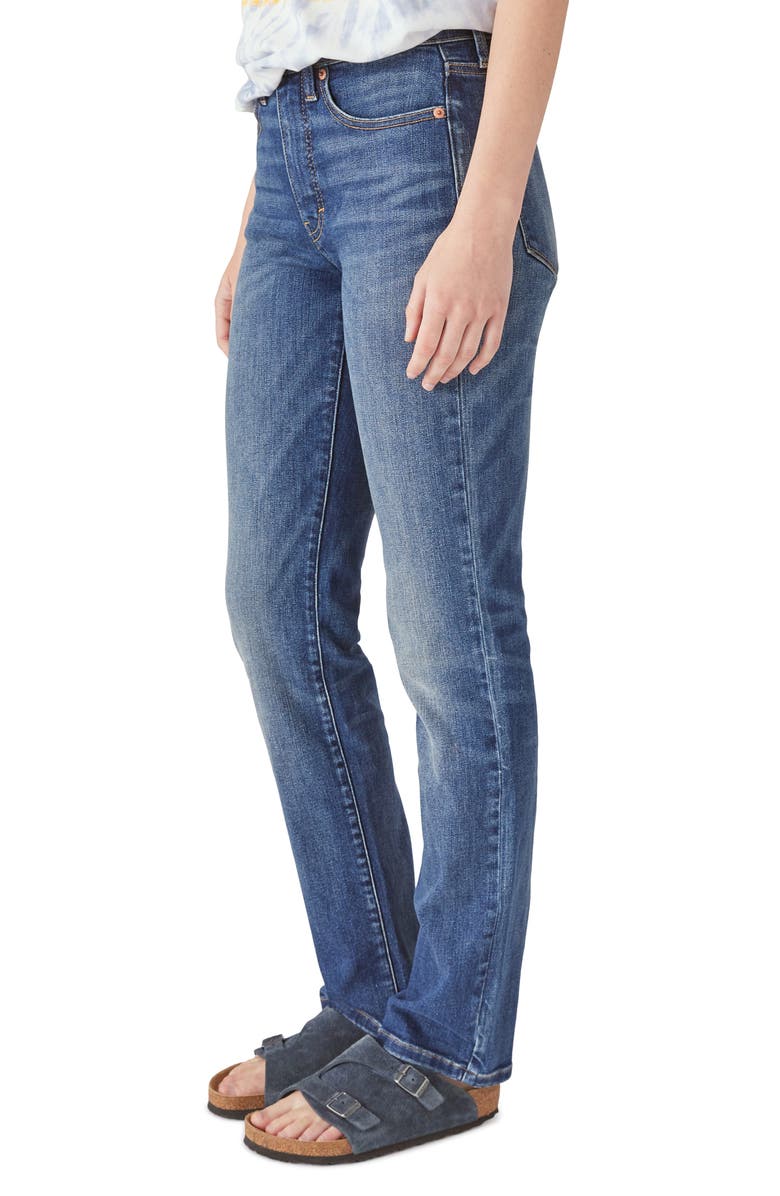 Lucky Brand Zoe High Waist Straight Leg Jeans, Alternate, color, 