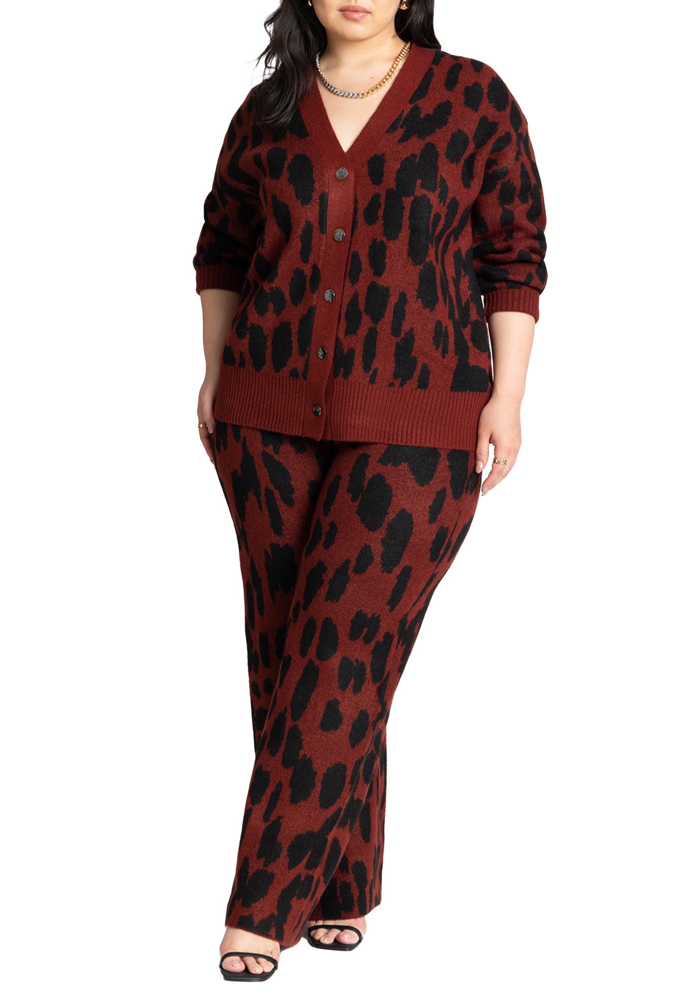Intarsia Sweater Pant