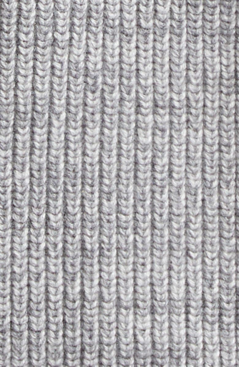 Waste Yarn Project Odd Colorblock Wool Blend Sweater, Alternate, color, Tonal Black