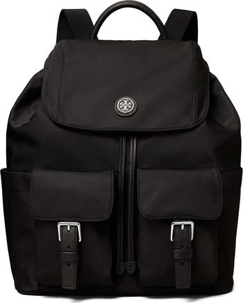 Tory Burch grey fashion backpack