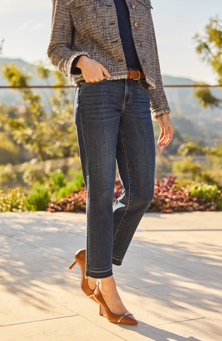 Liverpool Liv High Waist Ankle Non-Skinny Skinny Jeans, Alternate, color, Albany