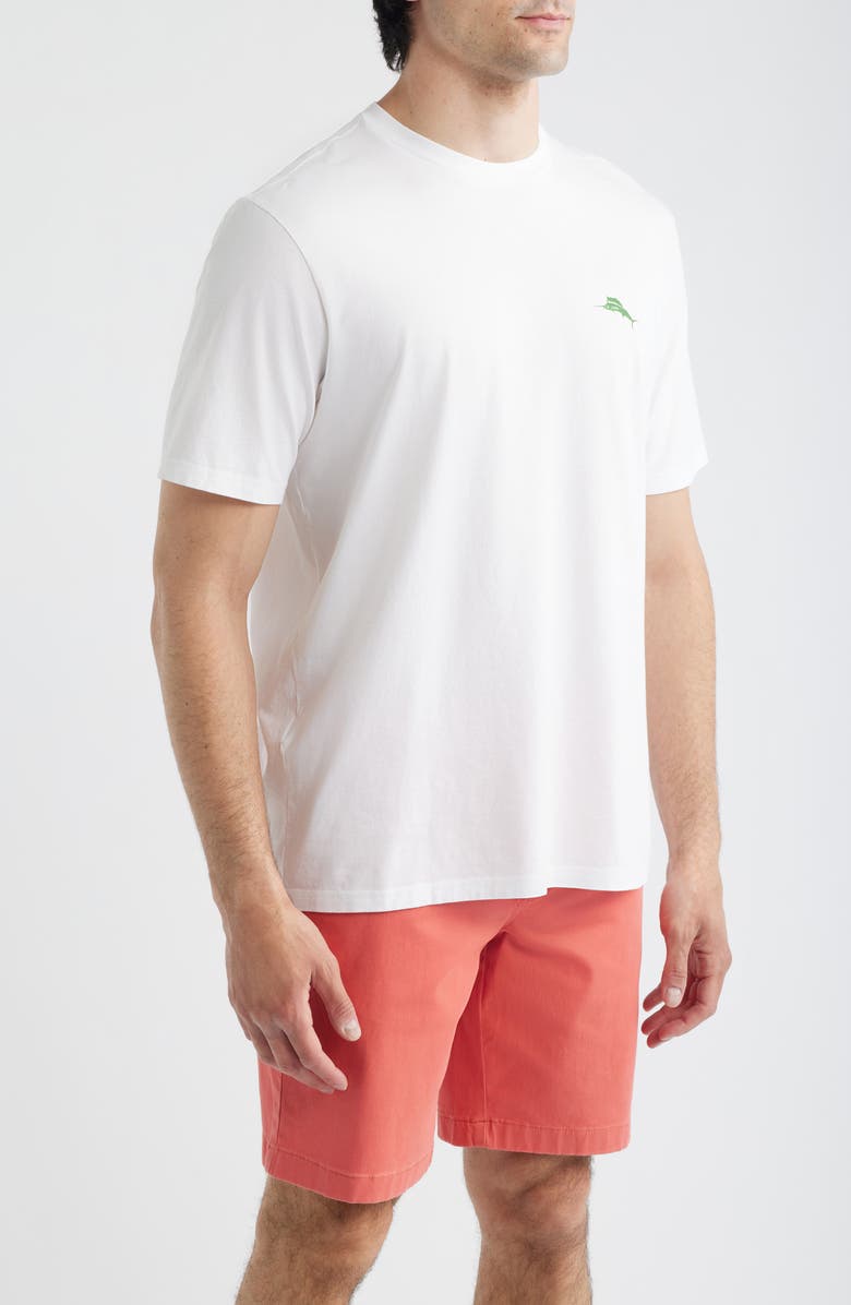 Tommy Bahama Wedge & Wave Cotton Graphic T-Shirt, Alternate, color, White