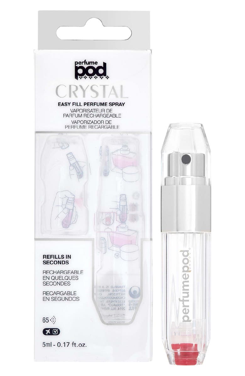 PERFUME POD Crystal Easy-Fill Perfume Spray Bottle, Alternate, color,