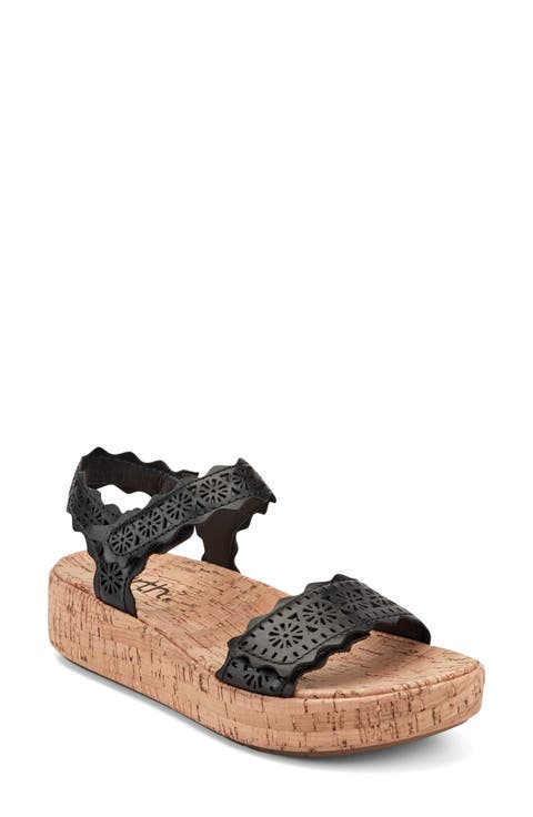 Slata Ankle Strap Platform Sandal (Women)
