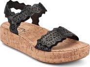Earth® Slata Ankle Strap Platform Sandal