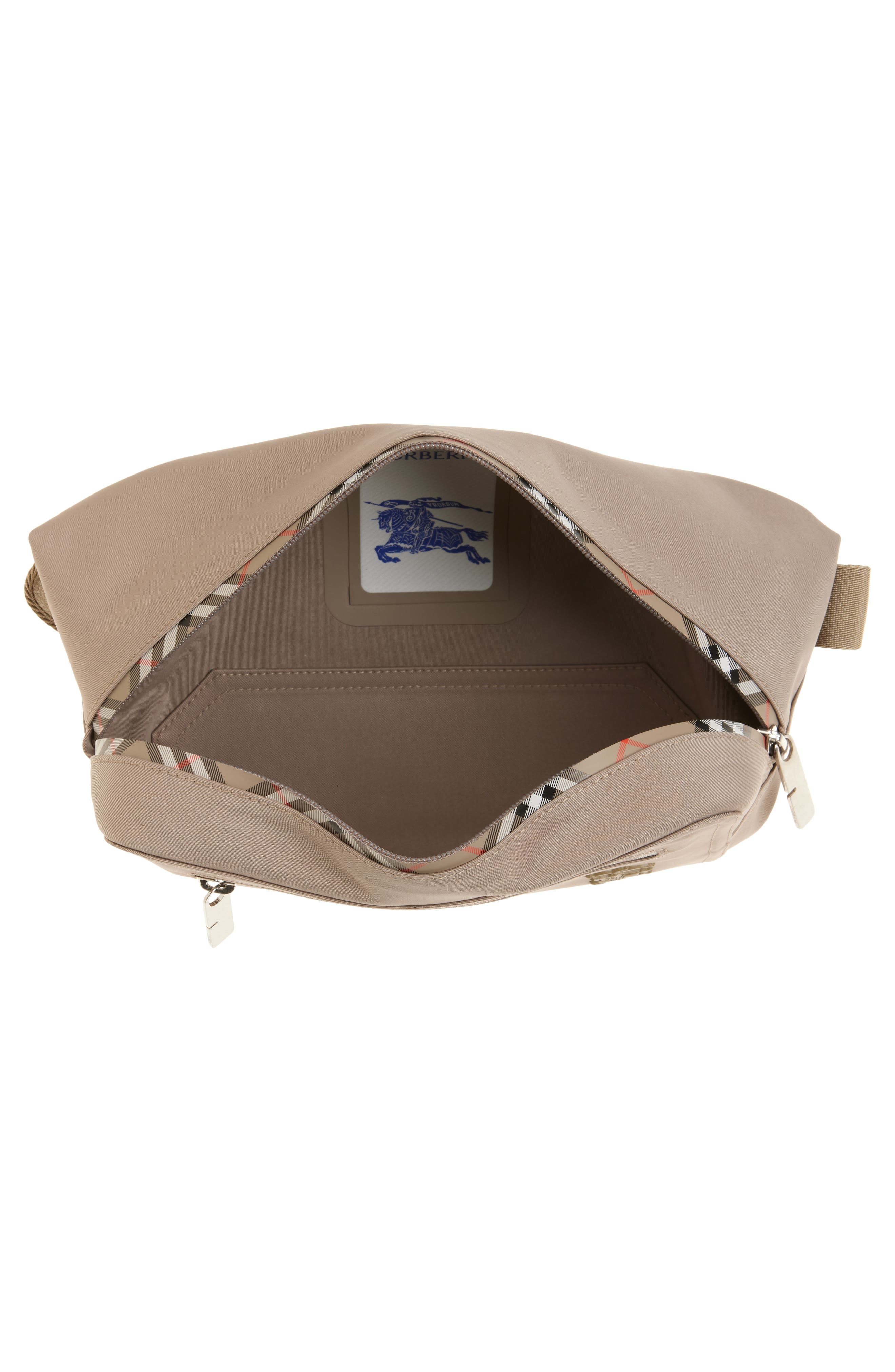 Burberry Storm Belt Bag, Alternate, color, Taupe